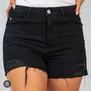 White Birch Cali Sunset Denim Shorts